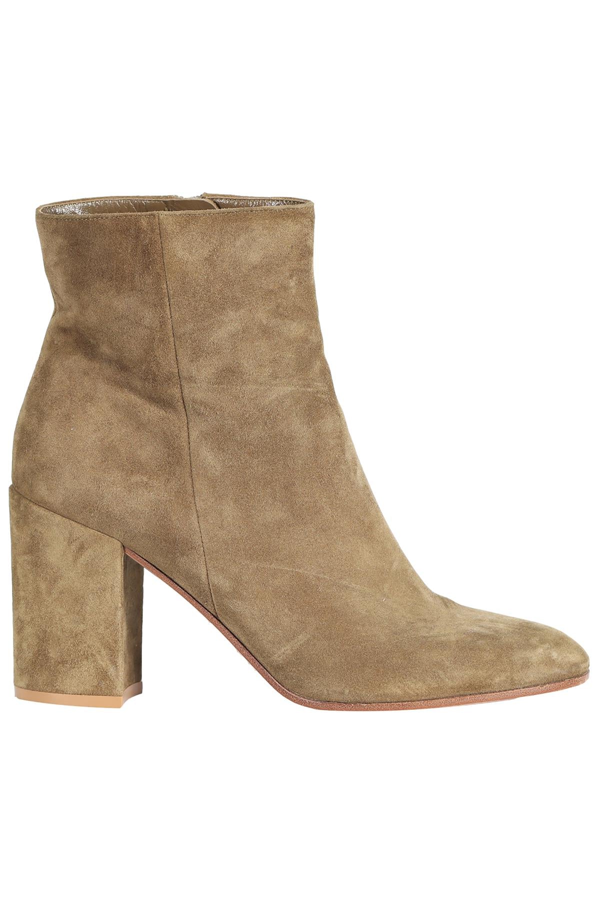 GIANVITO ROSSI SUEDE ANKLE BOOTS EU 37.5 UK 4.5 US 7.5