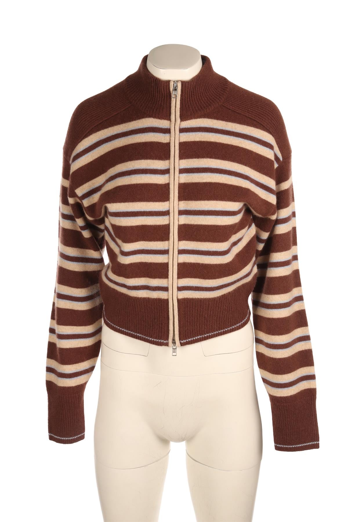 DAIRY BOY BROWN CASHMERE CARDIGAN SMALL