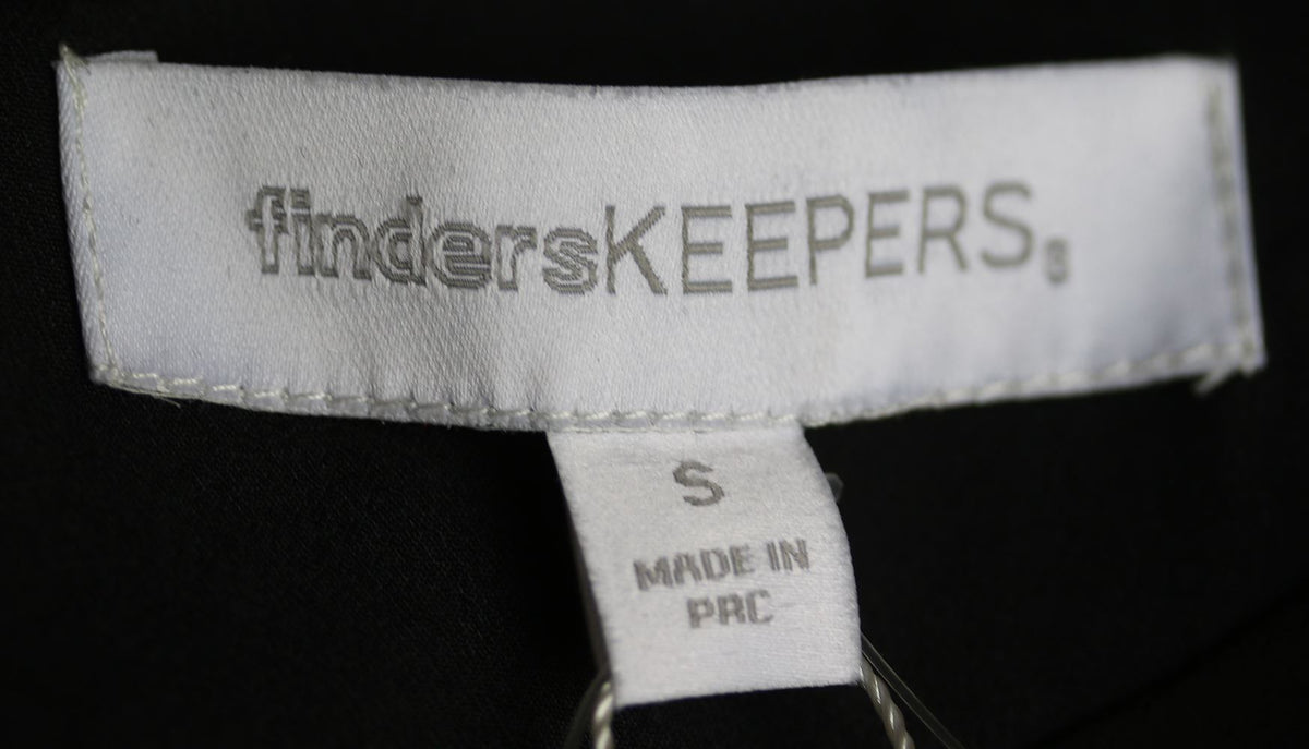 FINDERS KEEPERS GAM PLAN LONG SLEEVE PLAYSUIT SMALL