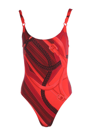 HERMÈS RED SWIMSUIT FR 42 UK 14