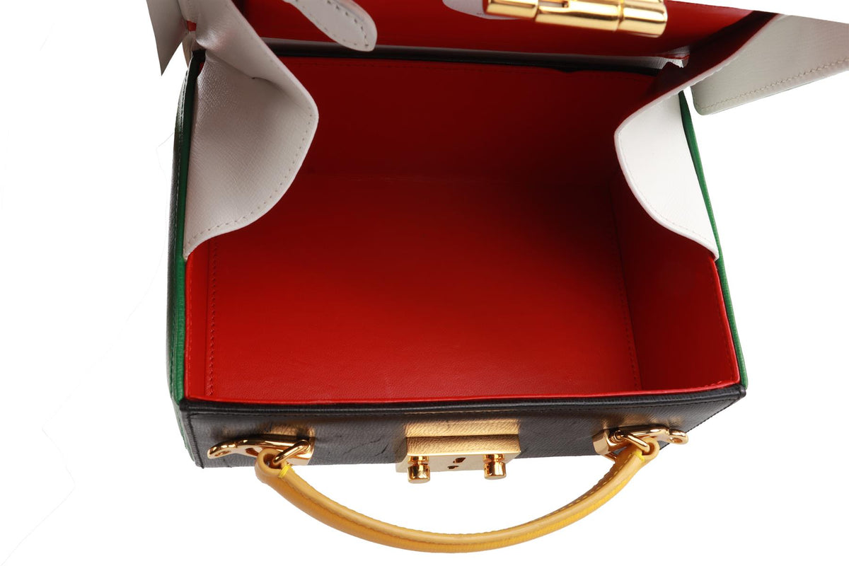 MARK CROSS MULTI GRACE SMALL LEATHER TOTE BAG