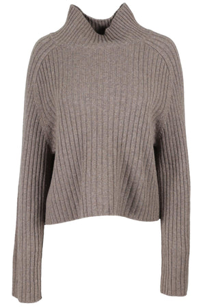 REFORMATION BROWN CASHMERE JUMPER LARGE