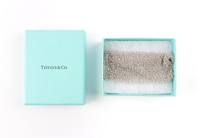 TIFFANY & CO. + ELSA PERETTI STERLING SILVER CHAINMAIL BRACELET