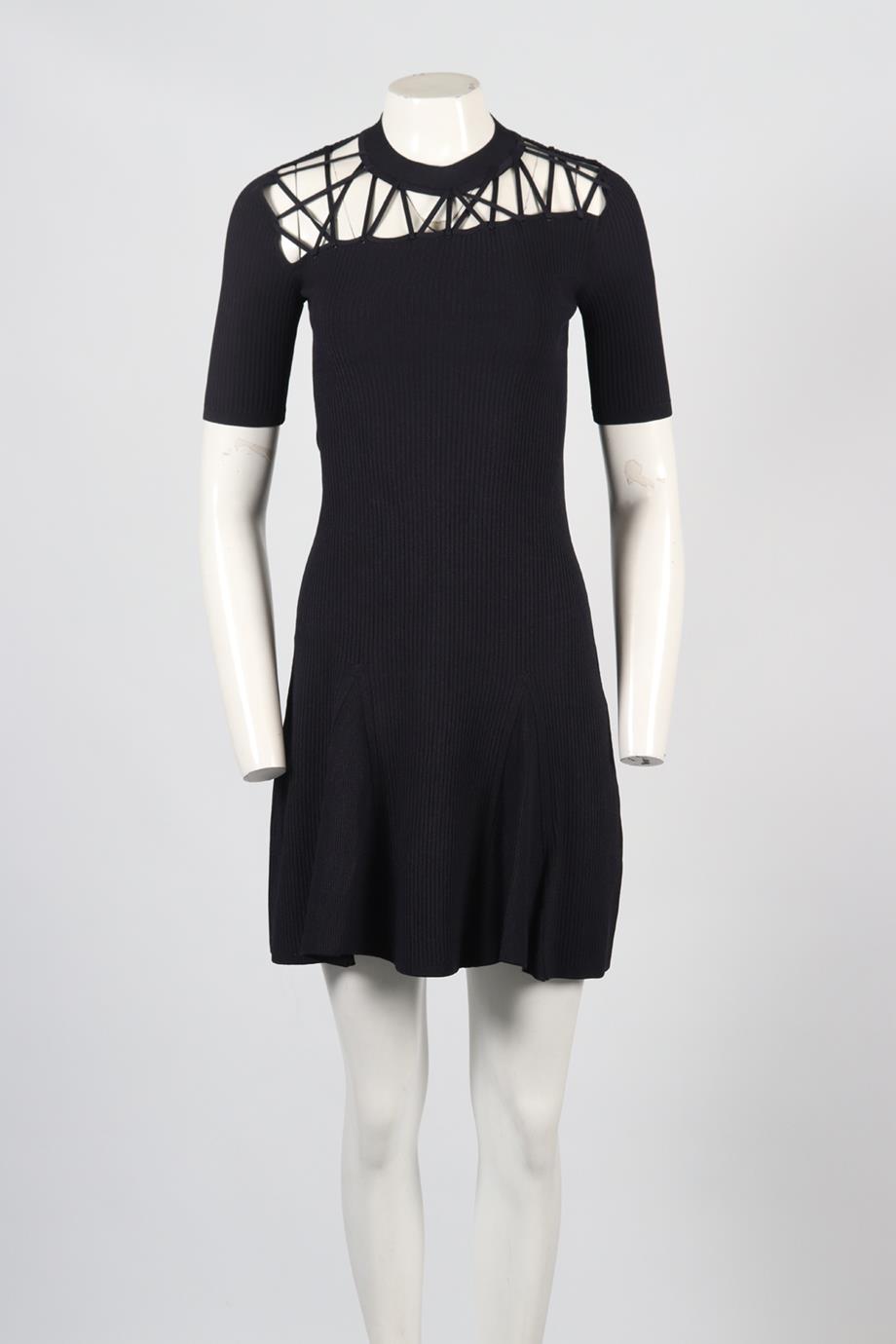 CUSHINE ET OCHS RIBBED MINI DRESS MEDIUM