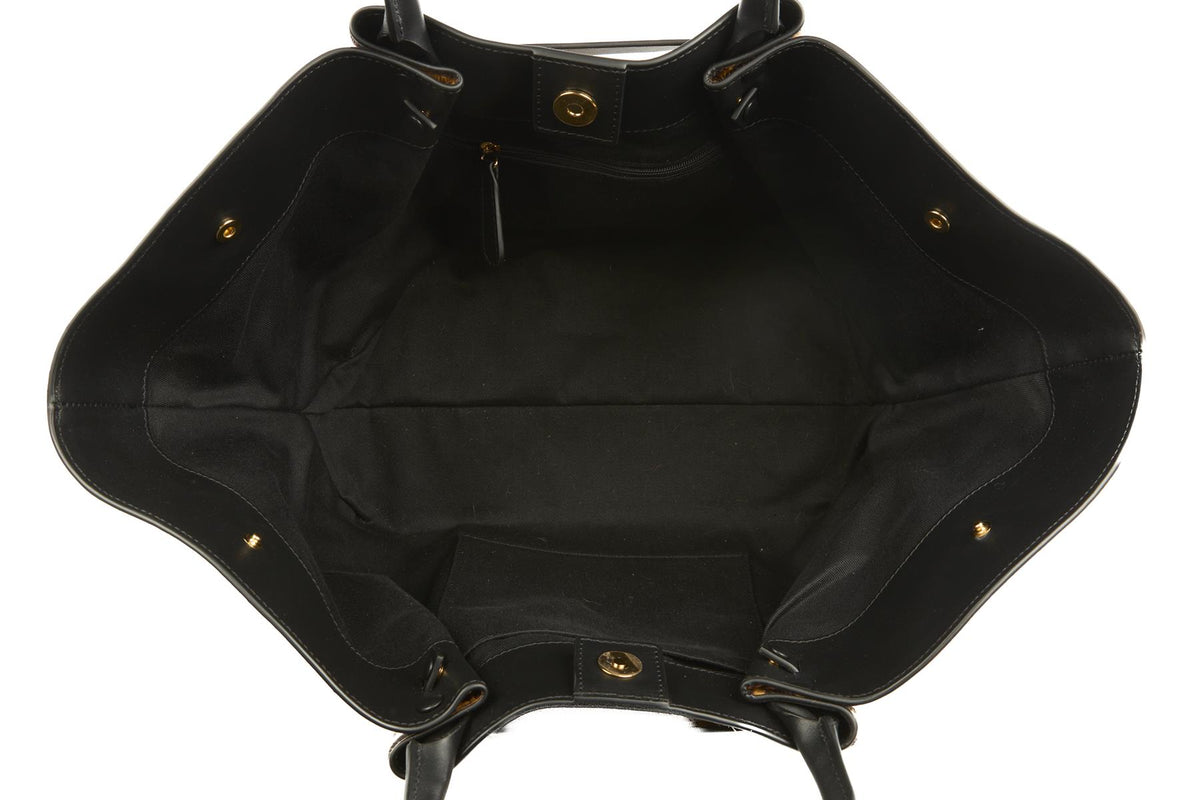 DEMELLIER BROWN NEW YORK MEDIUM CALF HAIR TOTE BAG