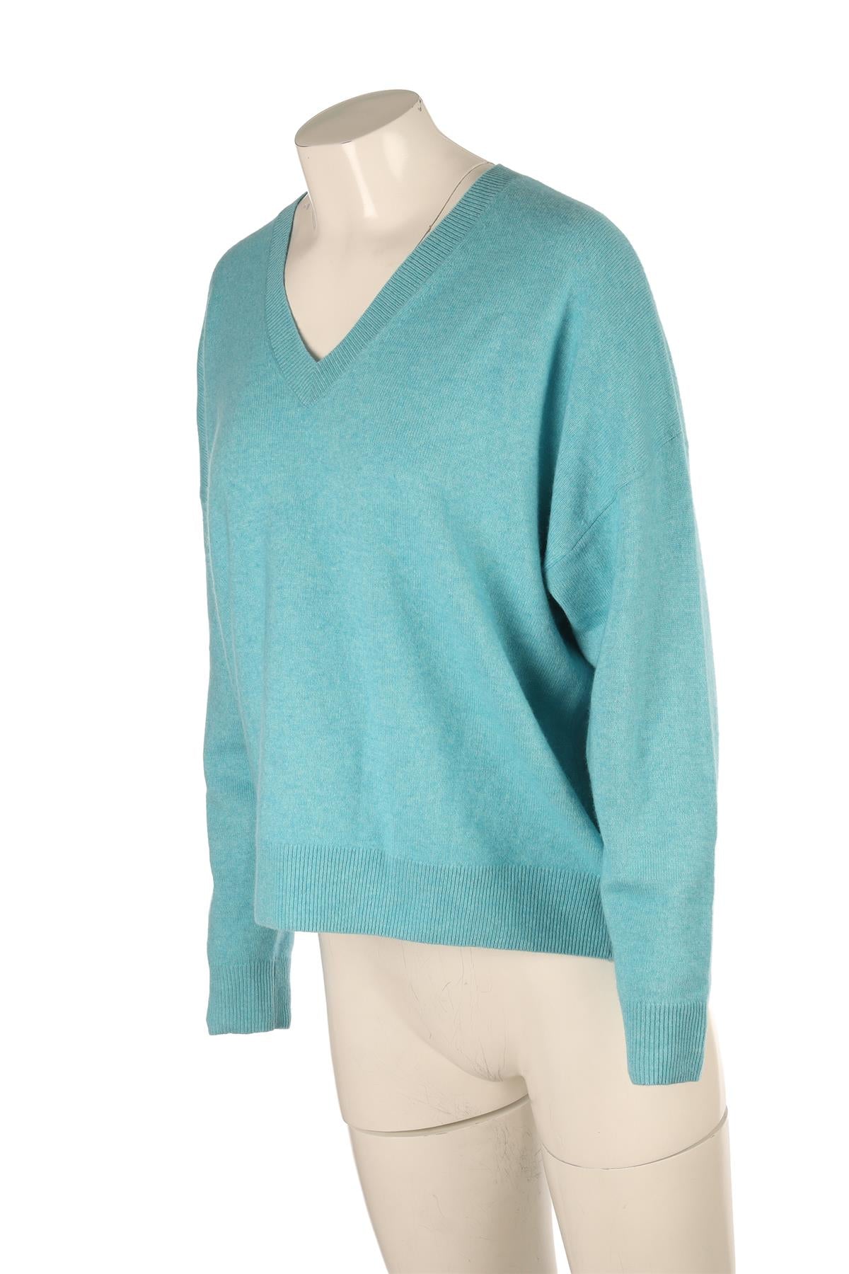 LESET BLUE WOOL SWEATER XSMALL