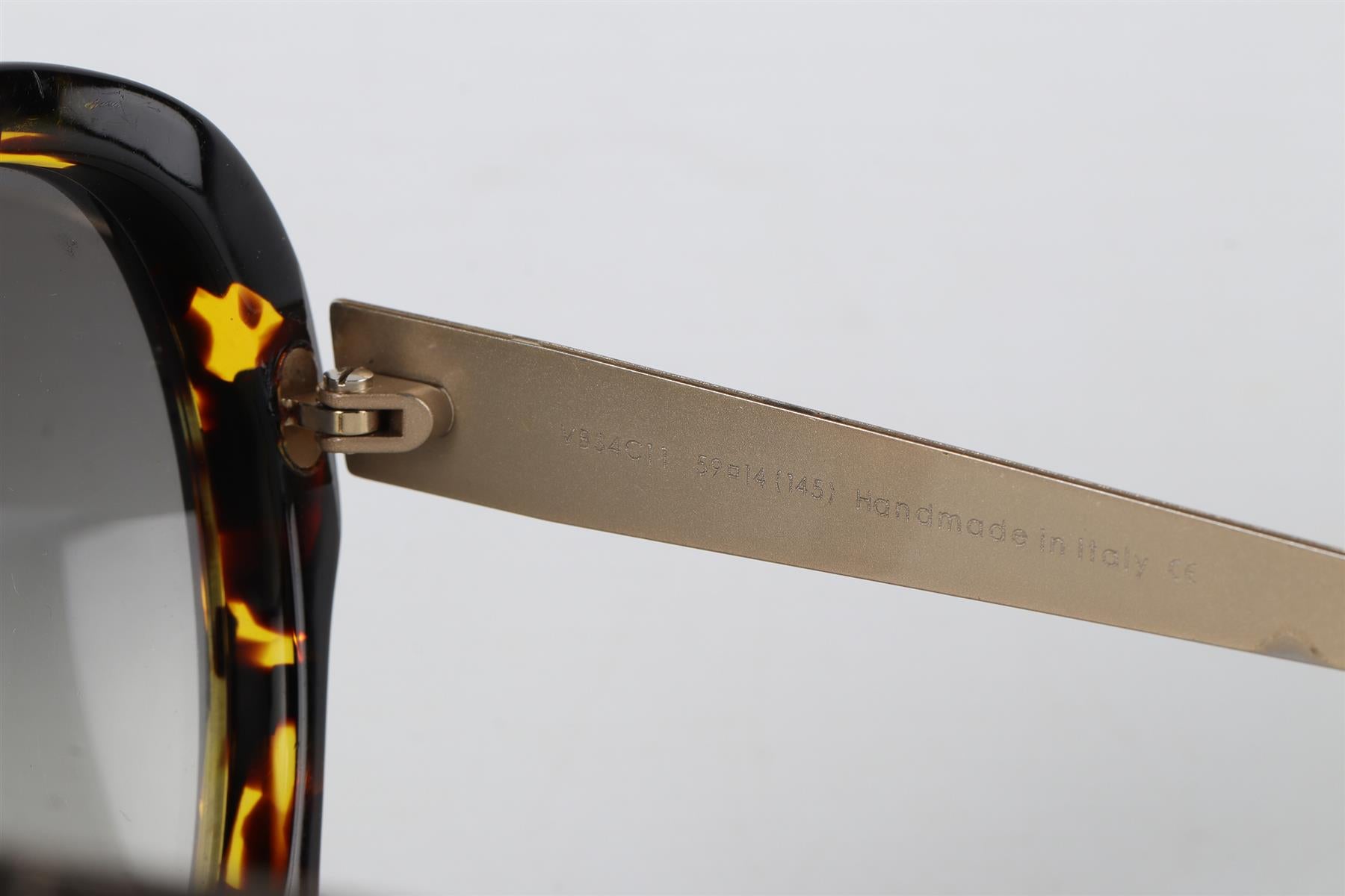 VICTORIA BECKHAM ROUND FRAME ACETATE SUNGLASSES ONE SIZE