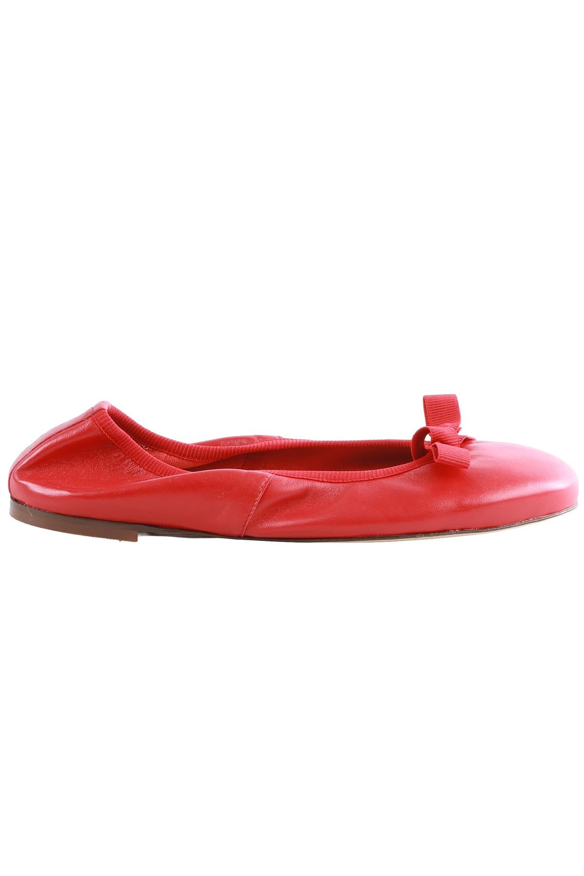 DAY SHOES RED LEATHER BALLET FLATS EU 38 UK 5 US 8