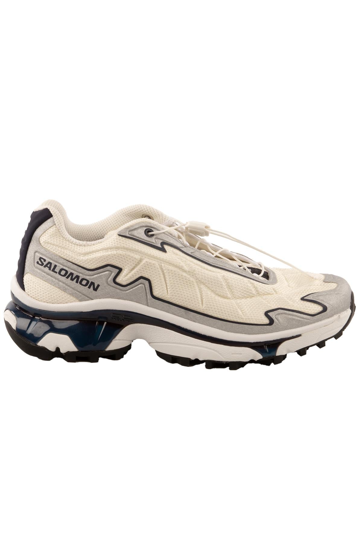 SALOMON IVORY XT-SLATE VANILLA ICE/SILVER/MARITIME BLUE SNEAKERS UK 6 EU 39 US 9