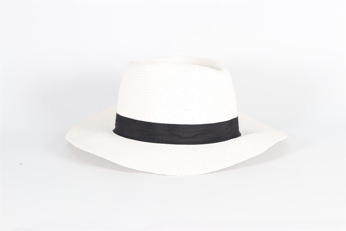 MELISSA ODABASH STRAW HAT ONE SIZE