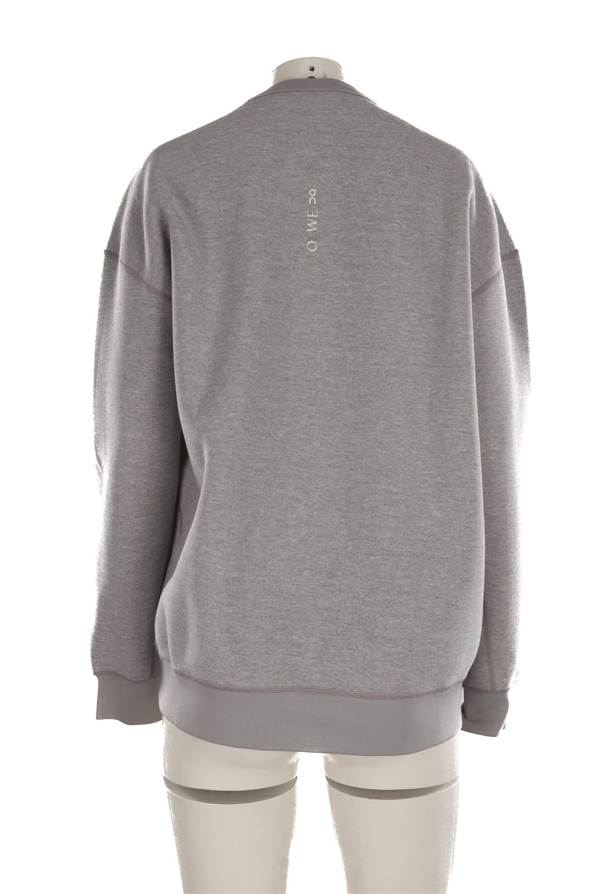 LOEWE + ON GREY JERSEY SWEATSHIRT SMALL