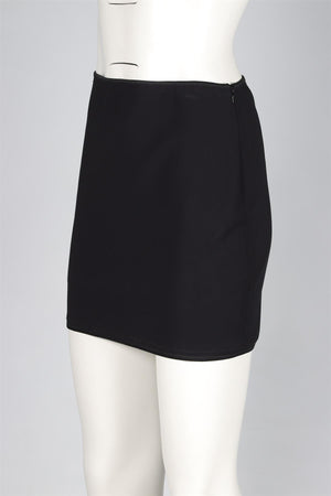 PHILOSOPHY DI ALBERTA FERRETTI BLACK MINI SKIRT IT 40 UK 8