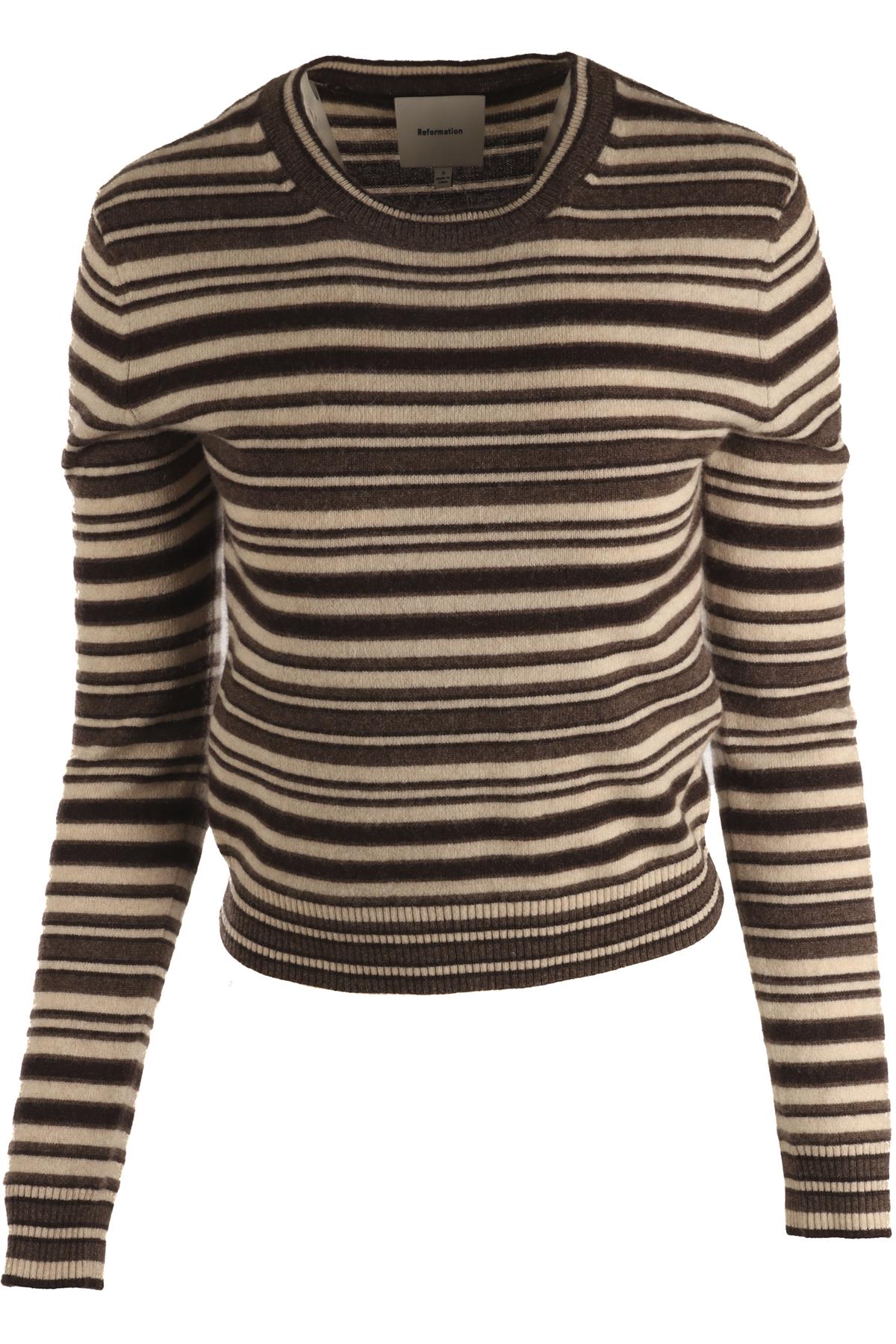 REFORMATION MULTI CASHMERE SWEATER SMALL