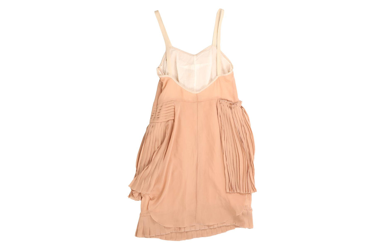 SEE BY CHLOÉ PINK CREPE MINI DRESS FR 34 UK 6