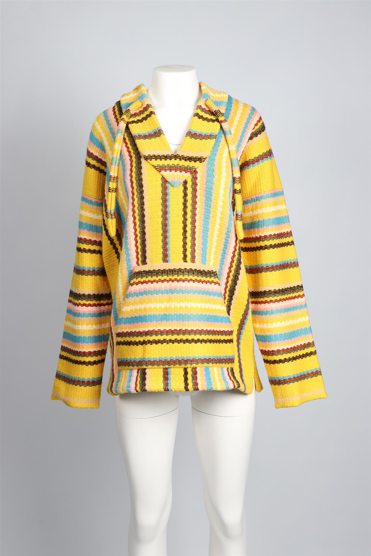 ALANUI YELLOW WOOL HOODIE MEDIUM