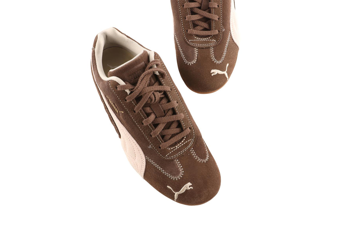 PUMA BROWN SPEEDCAT CHOCOLATE/JASMINE FLOWER SNEAKERS EU 39 UK 5.5 US 7.5