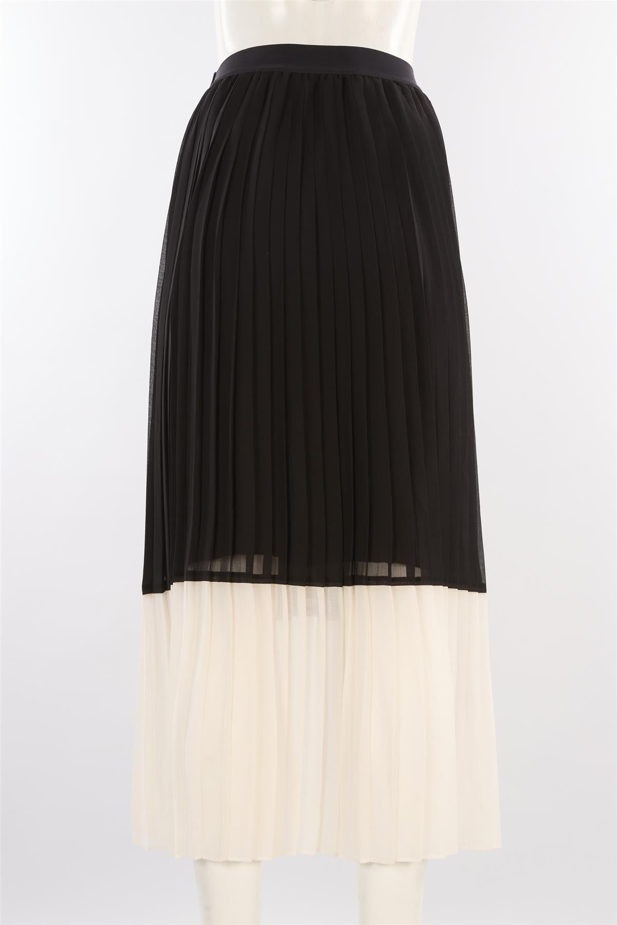 ZIMMERMANN BLACK CREPE MAXI SKIRT UK 8