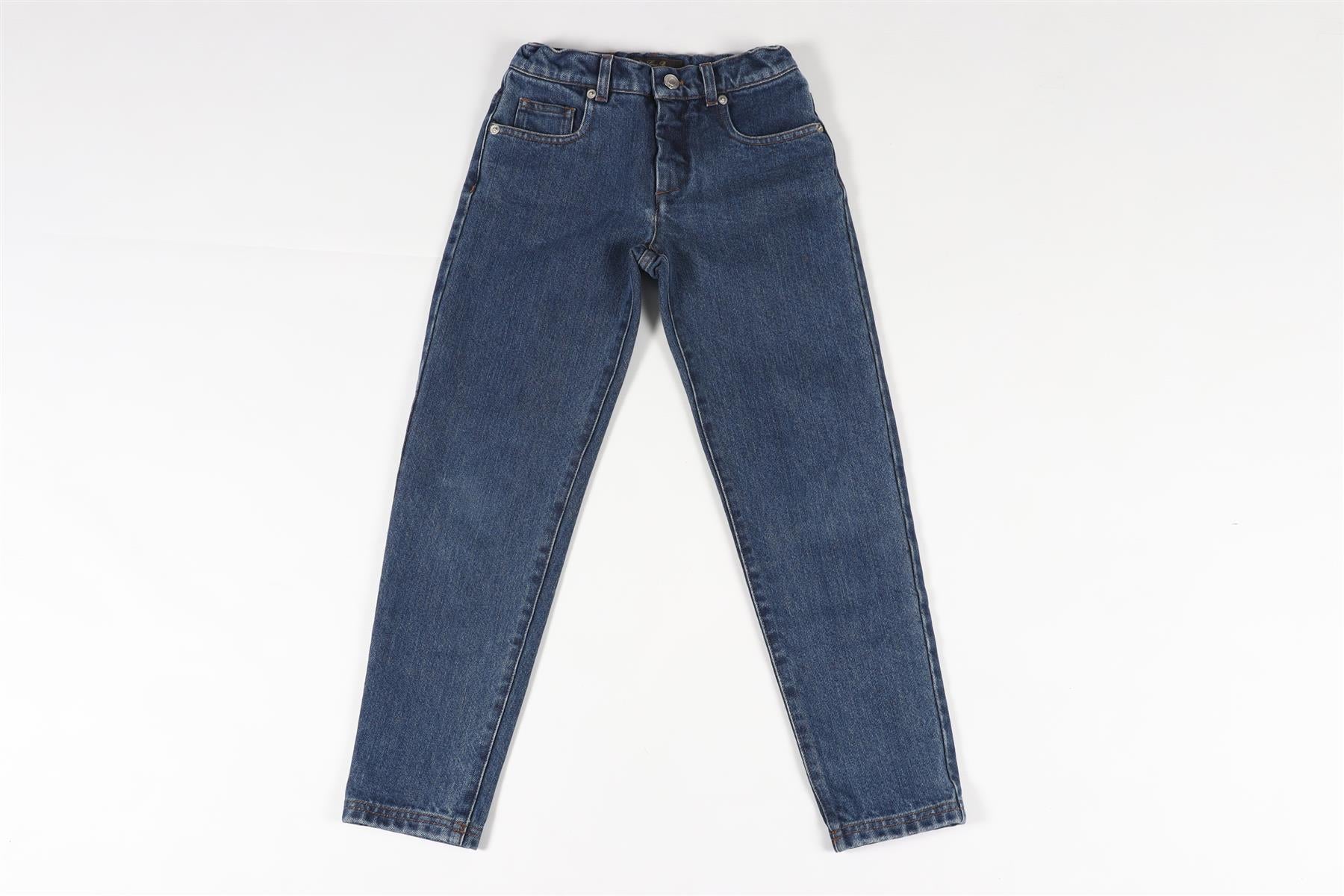 LORO PIANA BLUE KIDS BOYS JEANS 8 YEARS