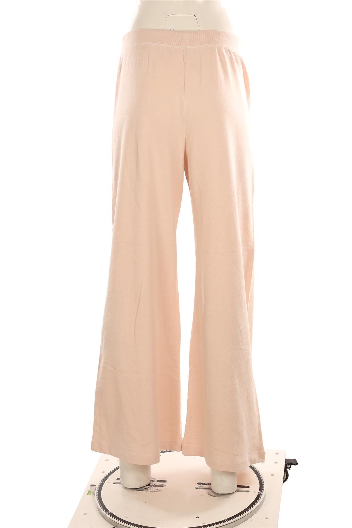 ETERNE PINK COTTON WIDE LEG PANTS SMALL
