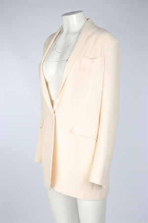 GUCCI CREAM SILK BLAZER IT 46 UK 14
