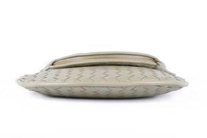 BOTTEGA VENETA GREEN GEMELLI MEDIUM INTRECCIATO LEATHER SHOULDER BAG