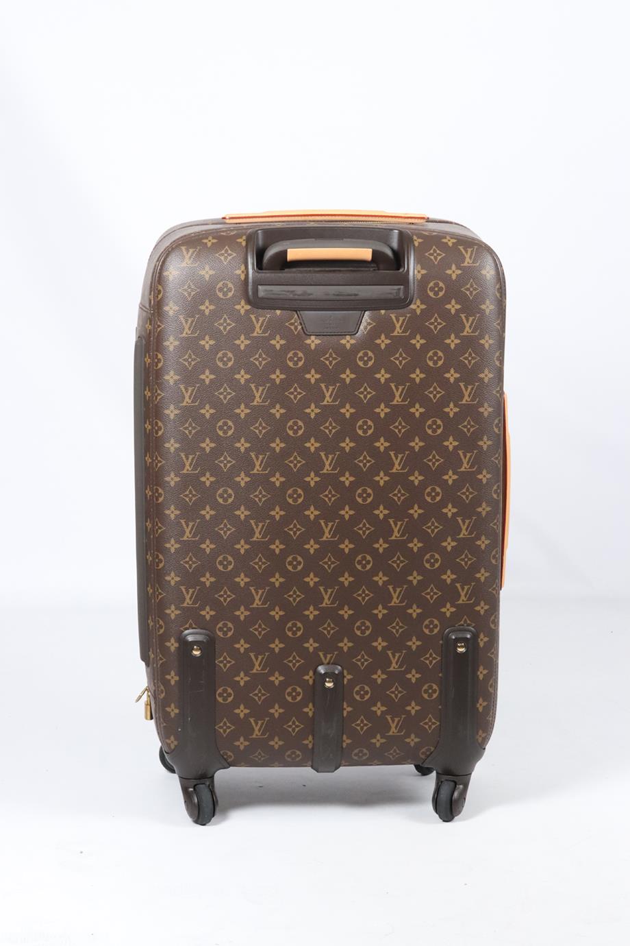 LOUIS VUITTON ZEPHYR 70 MONOGRAM COATED CANVAS AND LEATHER SUITCASE