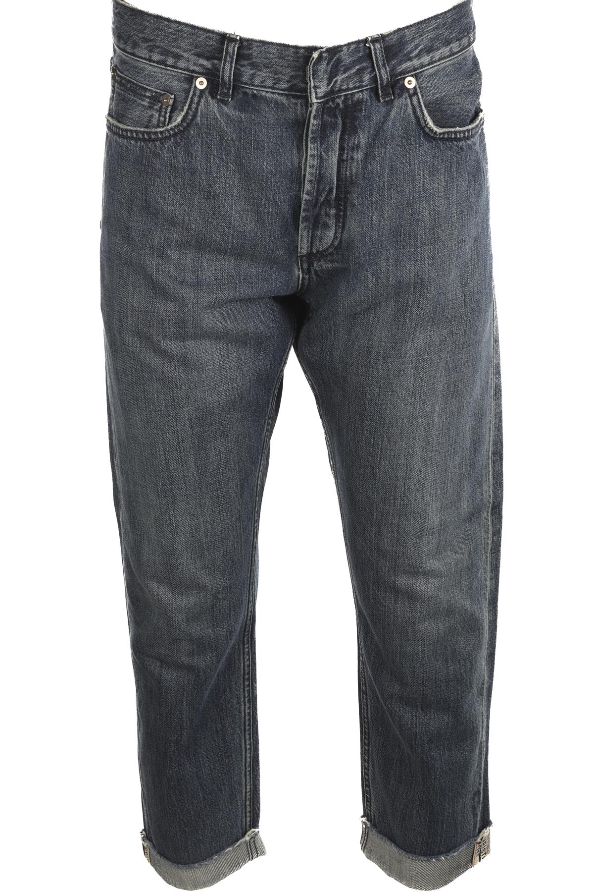 CHRISTIAN DIOR BLUE HIGH RISE STRAIGHT LEG JEANS FR 40 UK 12