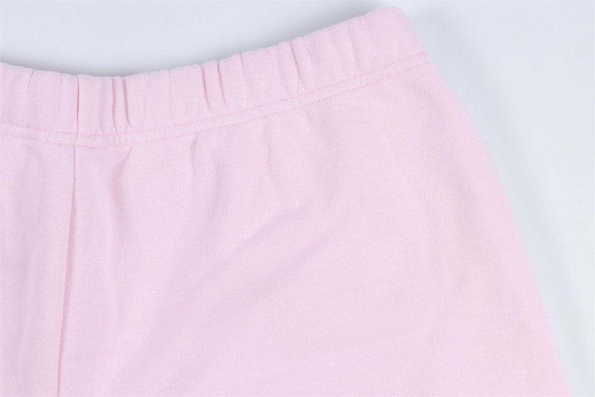 SKIMS PINK COTTON SHORTS LARGE