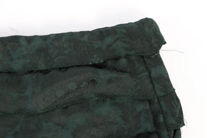 SAINT LAURENT GREEN 2025 SATIN MINI SKIRT FR 36 UK 8