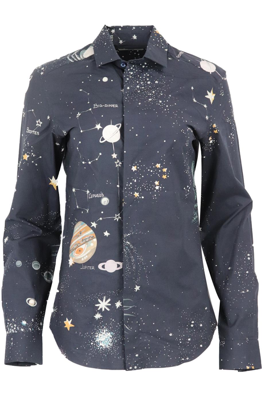 VALENTINO PRINTED COTTON SHIRT IT 38 UK 6