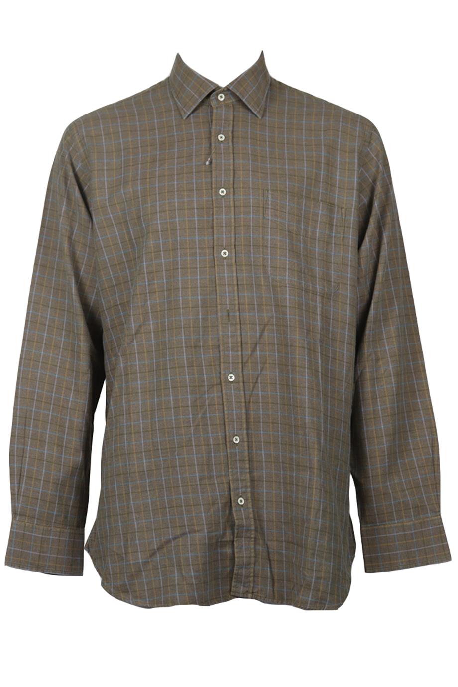 PURDEY MEN'S CHECKED COTTON SHIRT UK/US CHEST 36