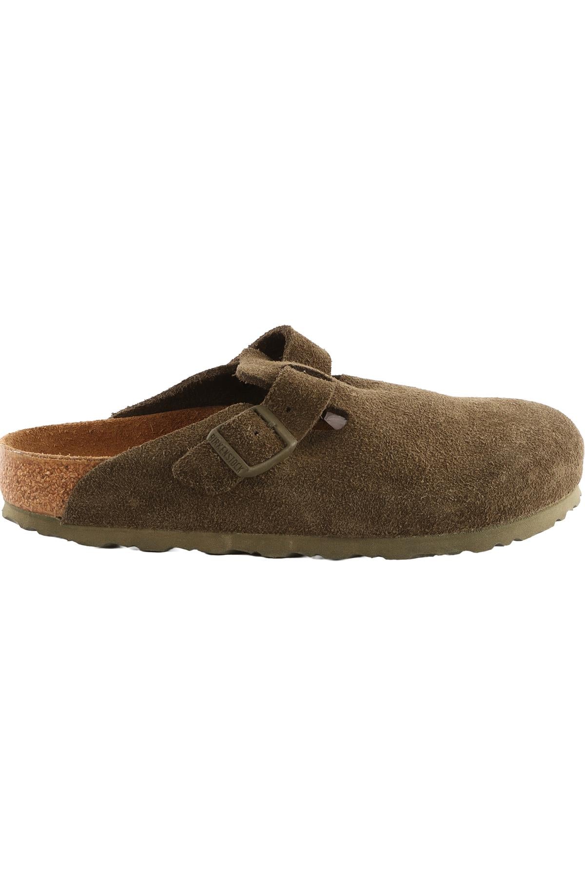 BIRKENSTOCK GREEN SUEDE MULES EU 37 UK 4 US 7