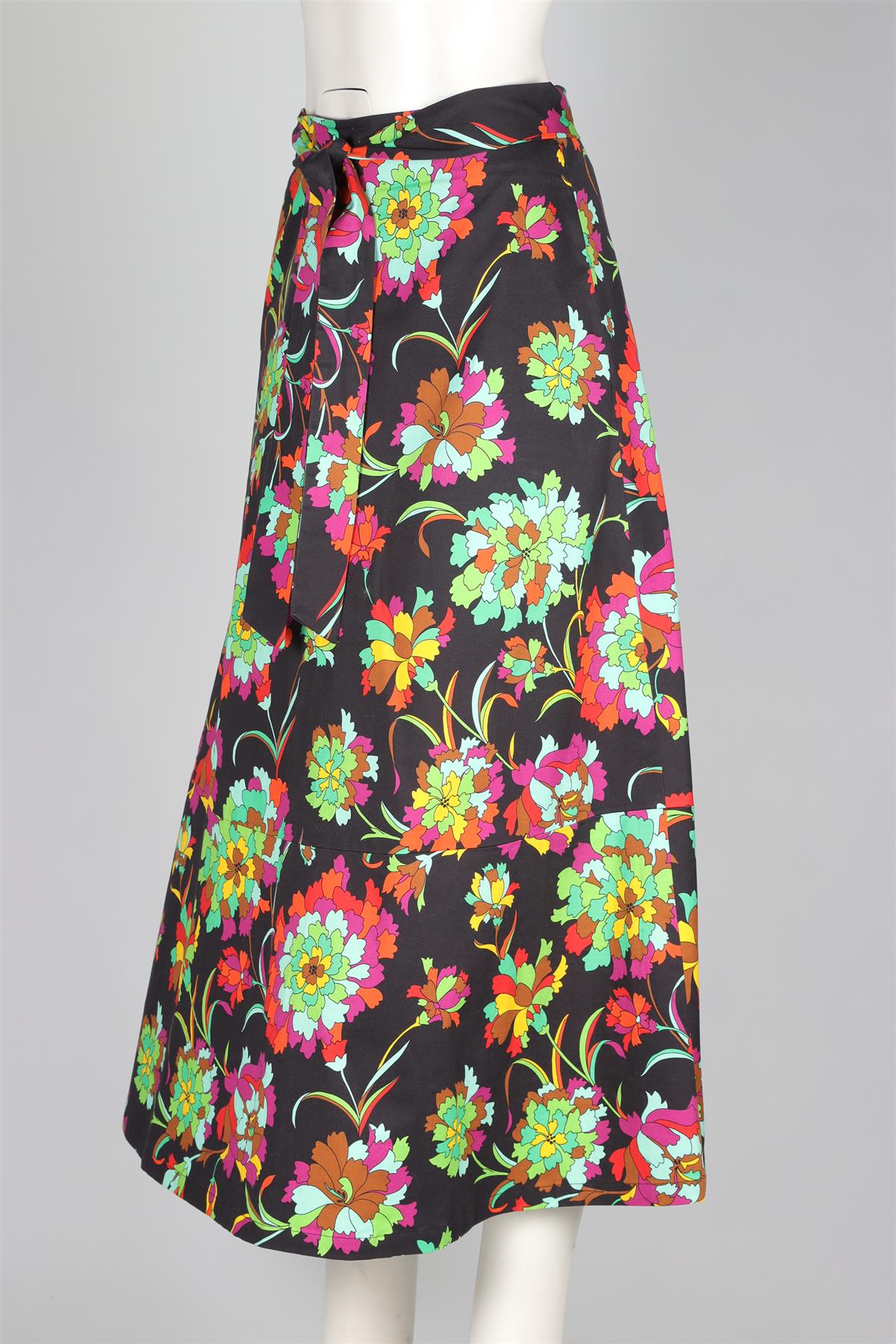 LA DOUBLEJ MULTI COTTON MAXI SKIRT SMALL