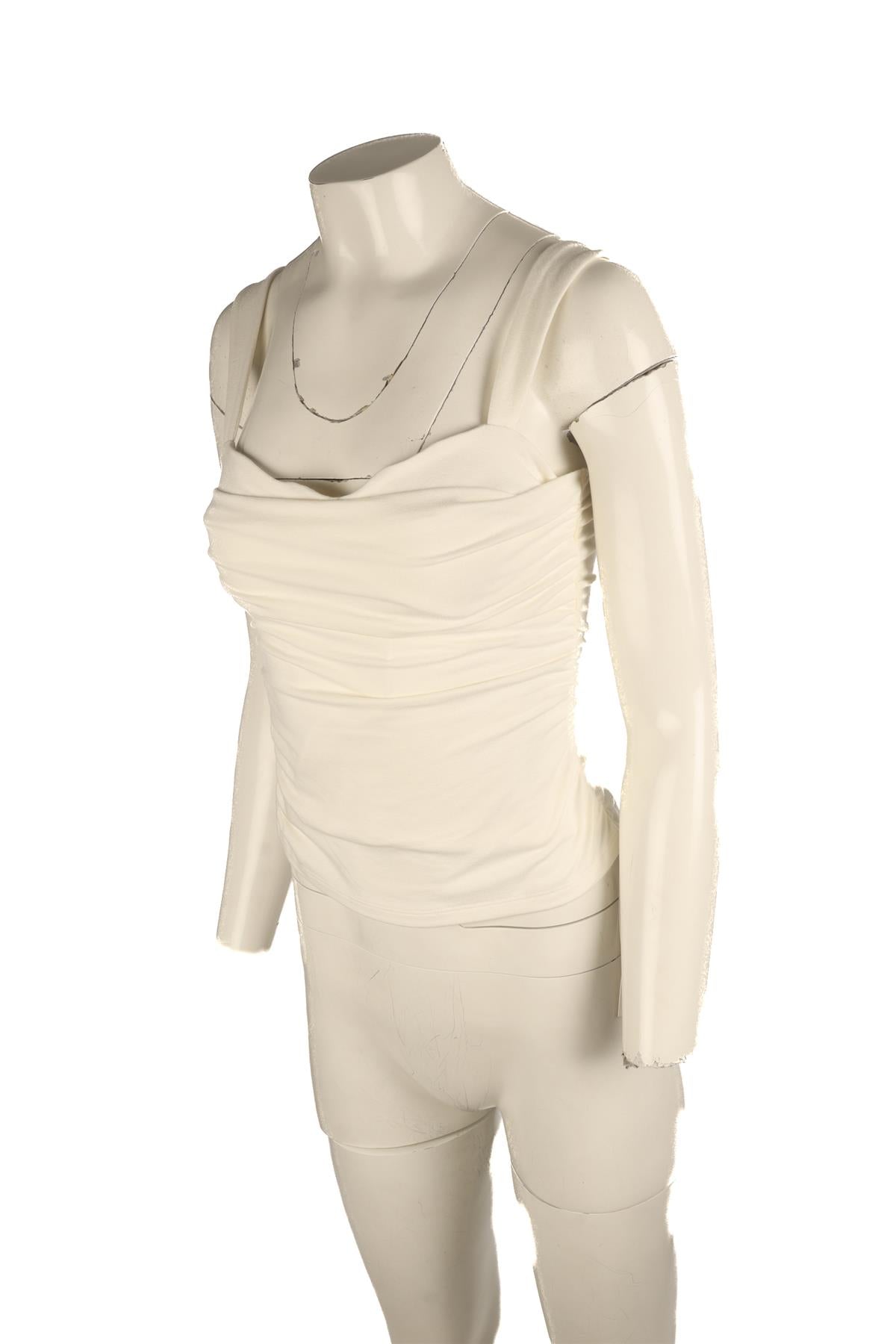 REFORMATION IVORY COTTON TOP SMALL