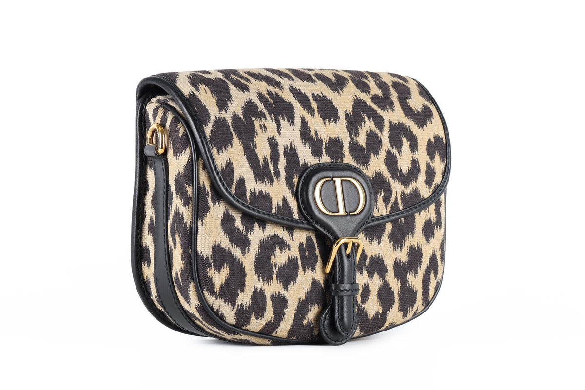 CHRISTIAN DIOR BLACK 2022 BOBBY MEDIUM CANVAS SHOULDER BAG