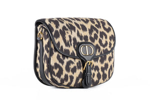 CHRISTIAN DIOR BLACK 2022 BOBBY MEDIUM CANVAS SHOULDER BAG