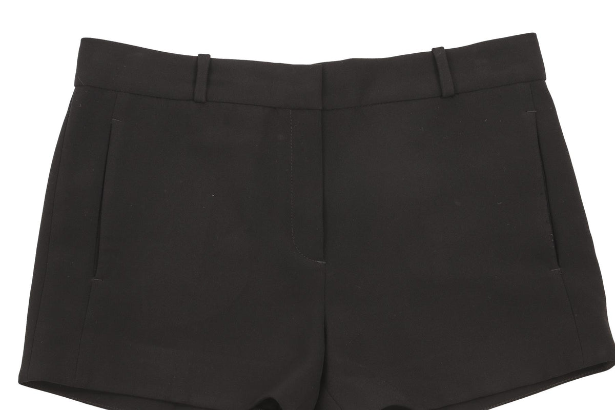 JOSEPH BLACK CREPE SHORTS FR 36 UK 8