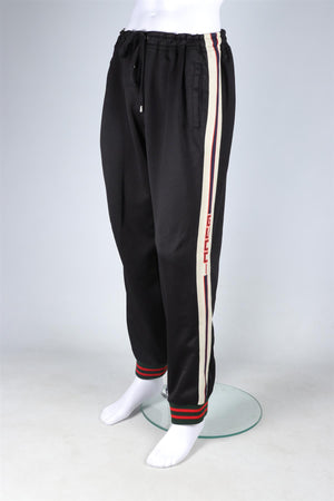 GUCCI BLACK TRACKSUIT PANTS 3XL