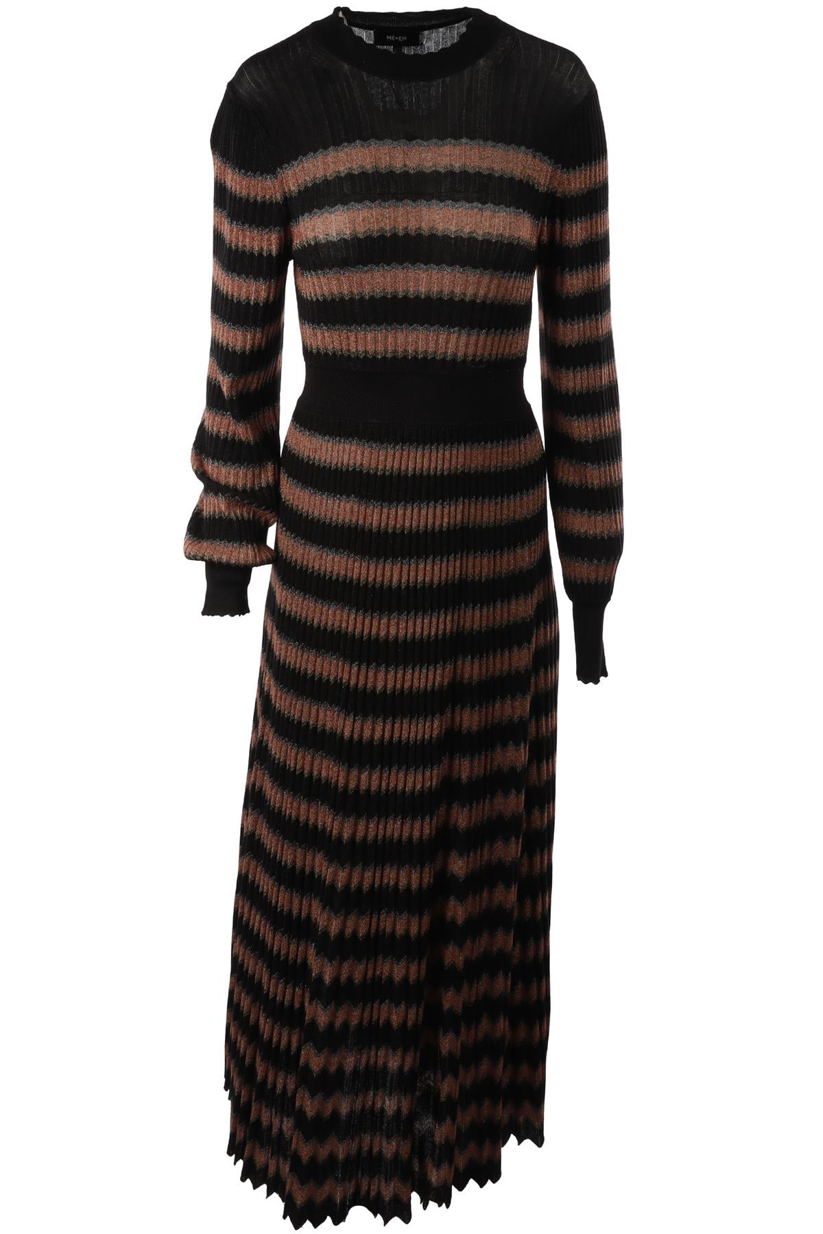 BLACK KNIT MAXI DRESS