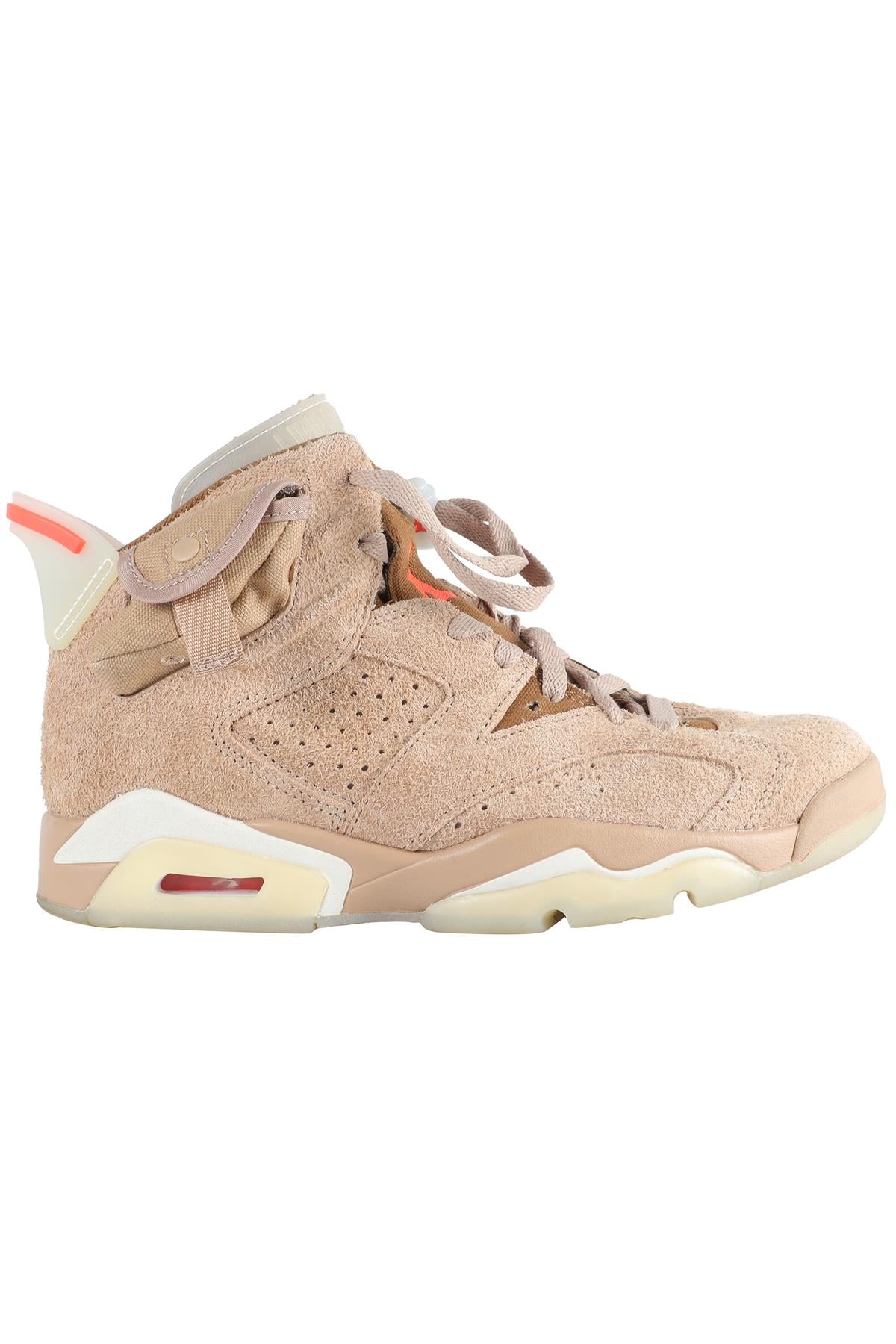 NIKE AIR JORDAN 6 TRAVIS SCOTT BRITISH KHAKI SNEAKERS EU 39, UK 6, US 6.5