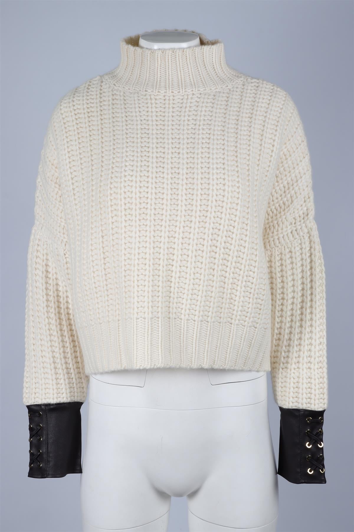 SKIIM CREAM CASHMERE SWEATER MEDIUM