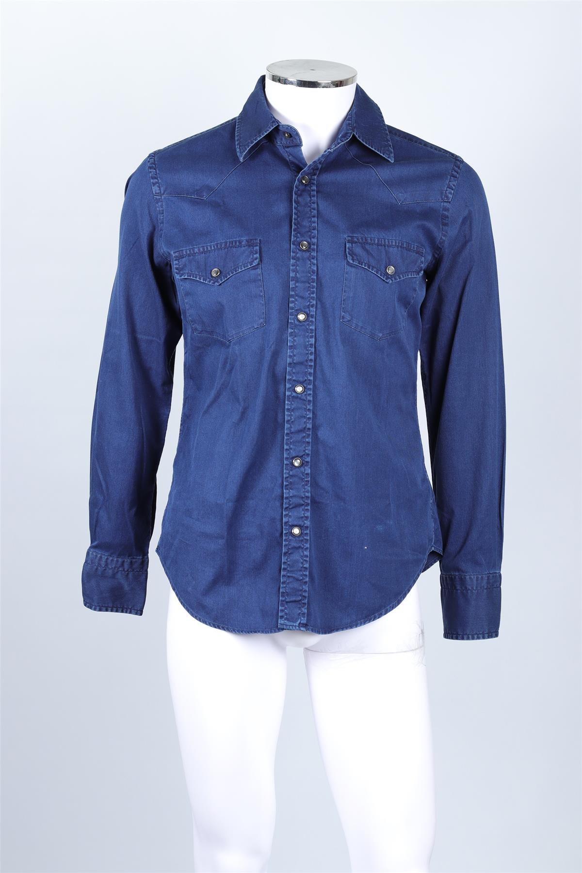 TOM FORD NAVY MEN'S DENIM SHIRT UK/US CHEST 40
