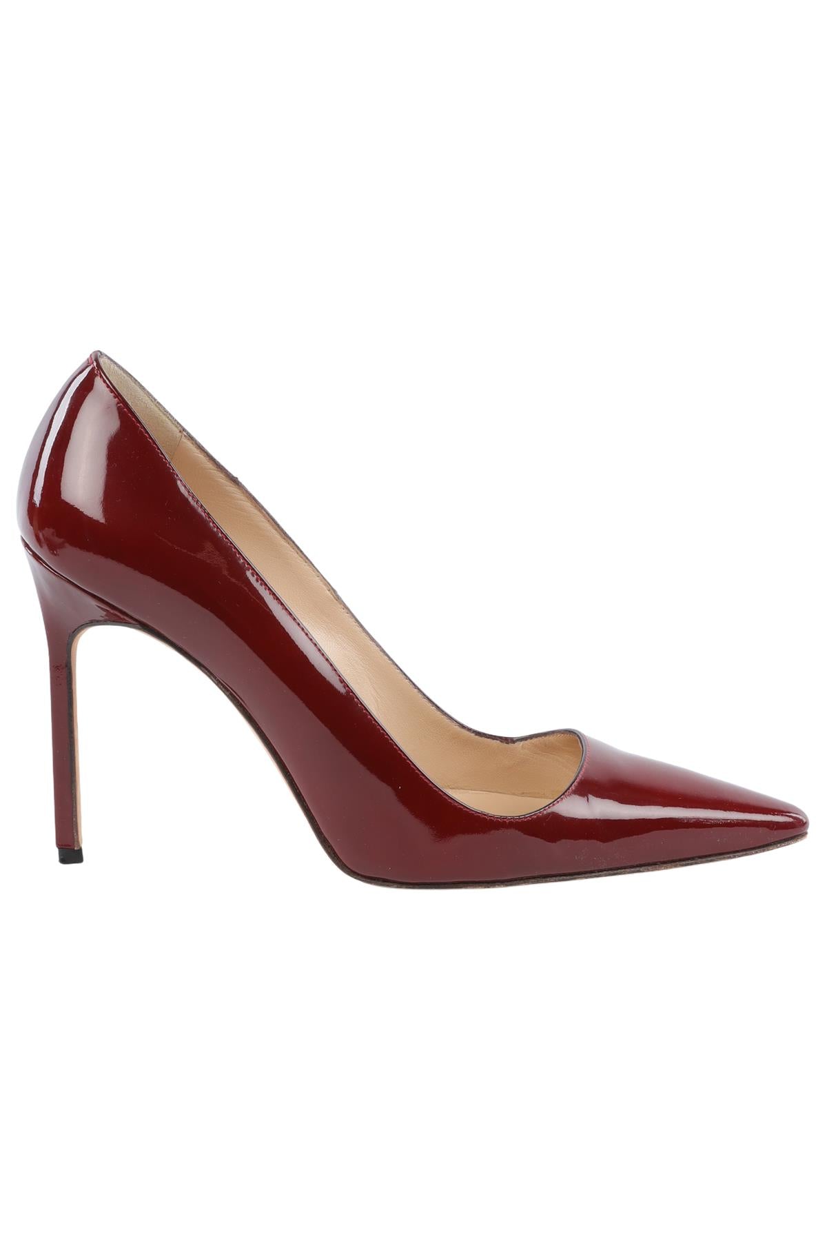 MANOLO BLAHNIK RED PATENT LEATHER PUMPS EU 38 UK 5 US 8