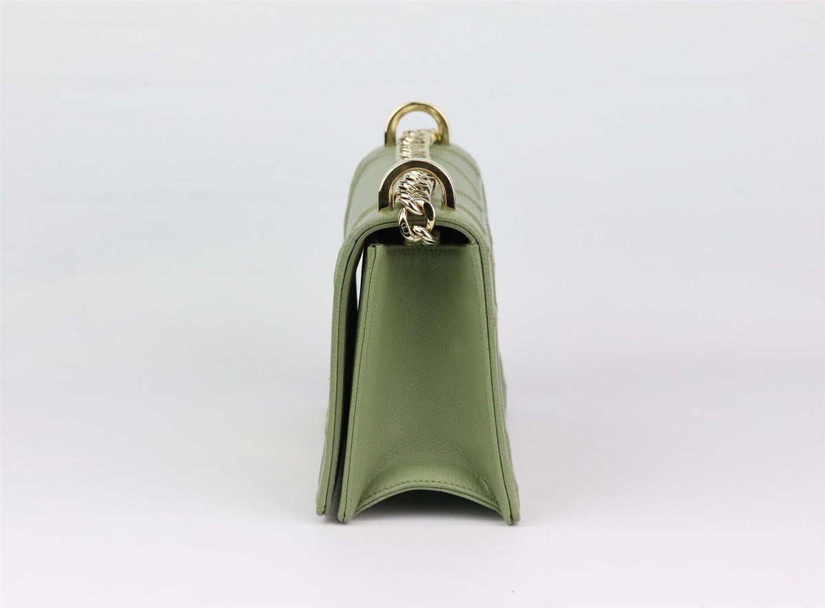 CHRISTIAN DIOR DIORAMA SMALL LEATHER SHOULDER BAG
