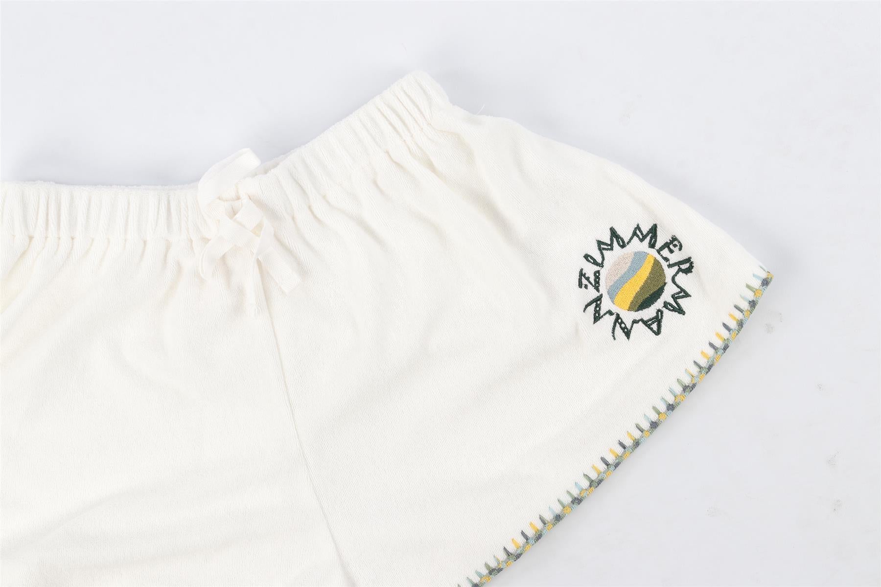 ZIMMERMANN WHITE KIDS GIRLS SHORTS 6 YEARS