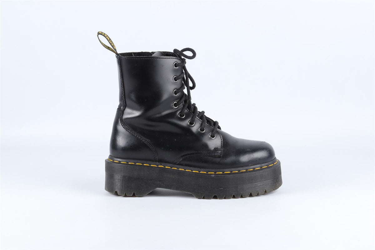 DR MARTENS BLACK LEATHER ANKLE BOOTS UK 5 EU 38 US 7