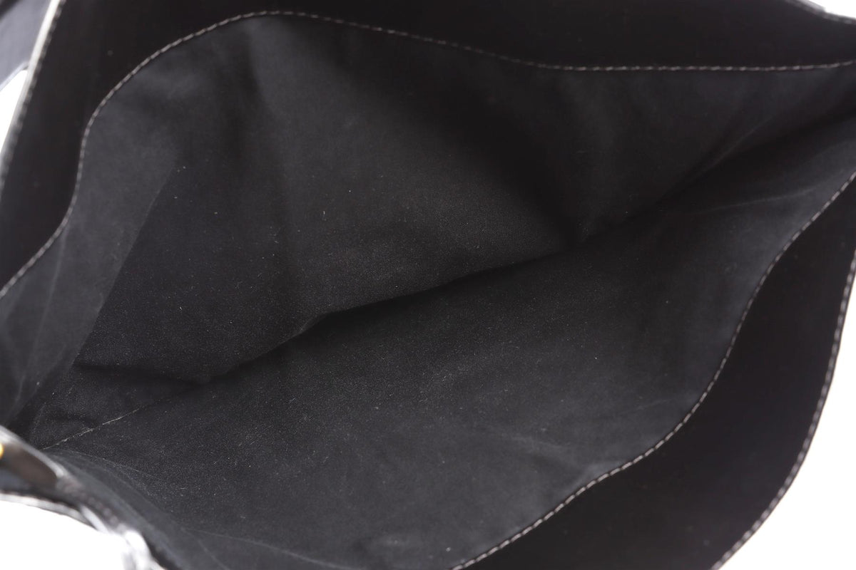 ISABEL MARANT BLACK OSKAN LEATHER SHOULDER BAG