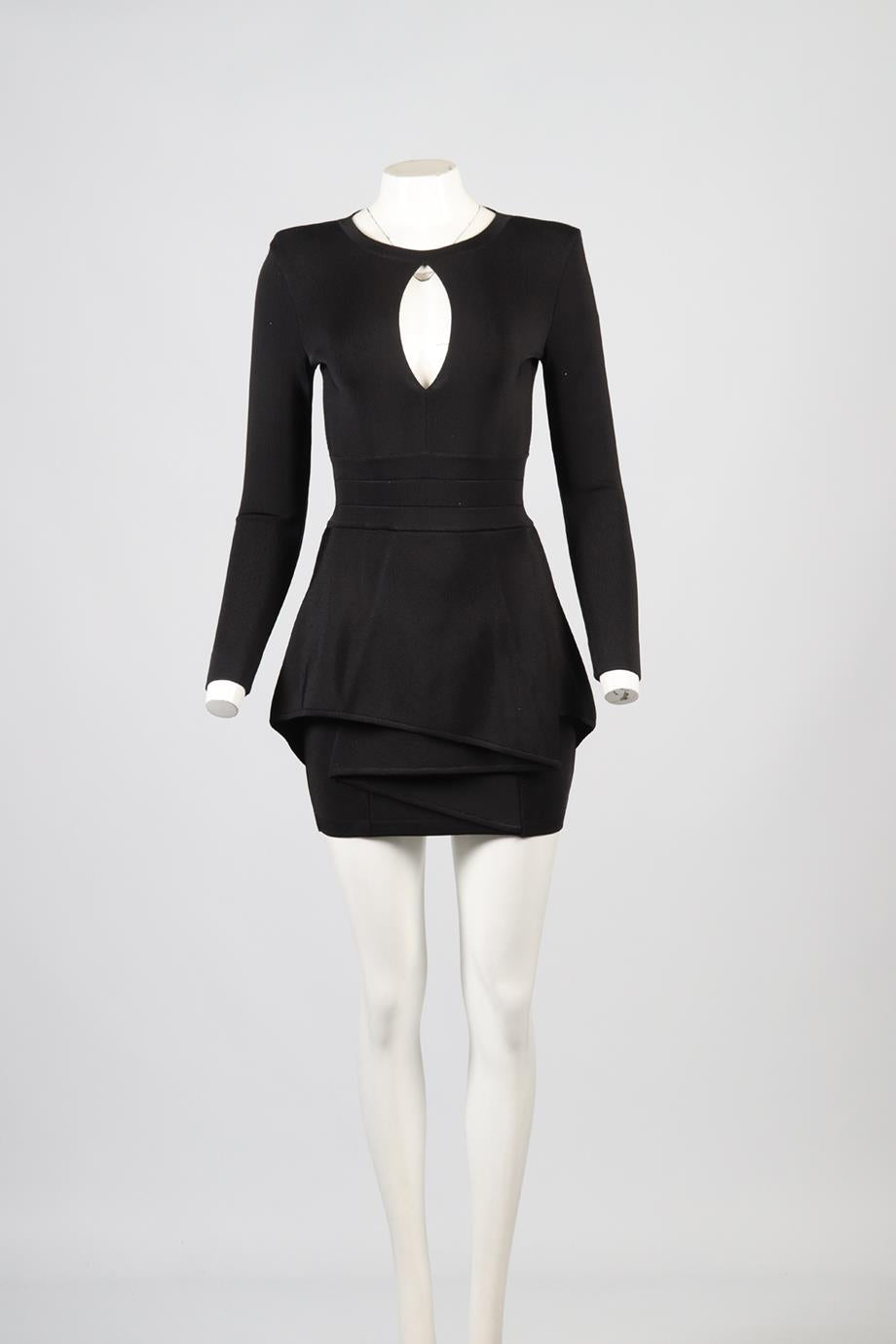 BALMAIN KNIT MINI DRESS FR 36 UK 8