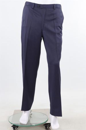 BRONI NAVY MEN'S WOOL TWO PIECE SUIT IT 42 UK/US 32