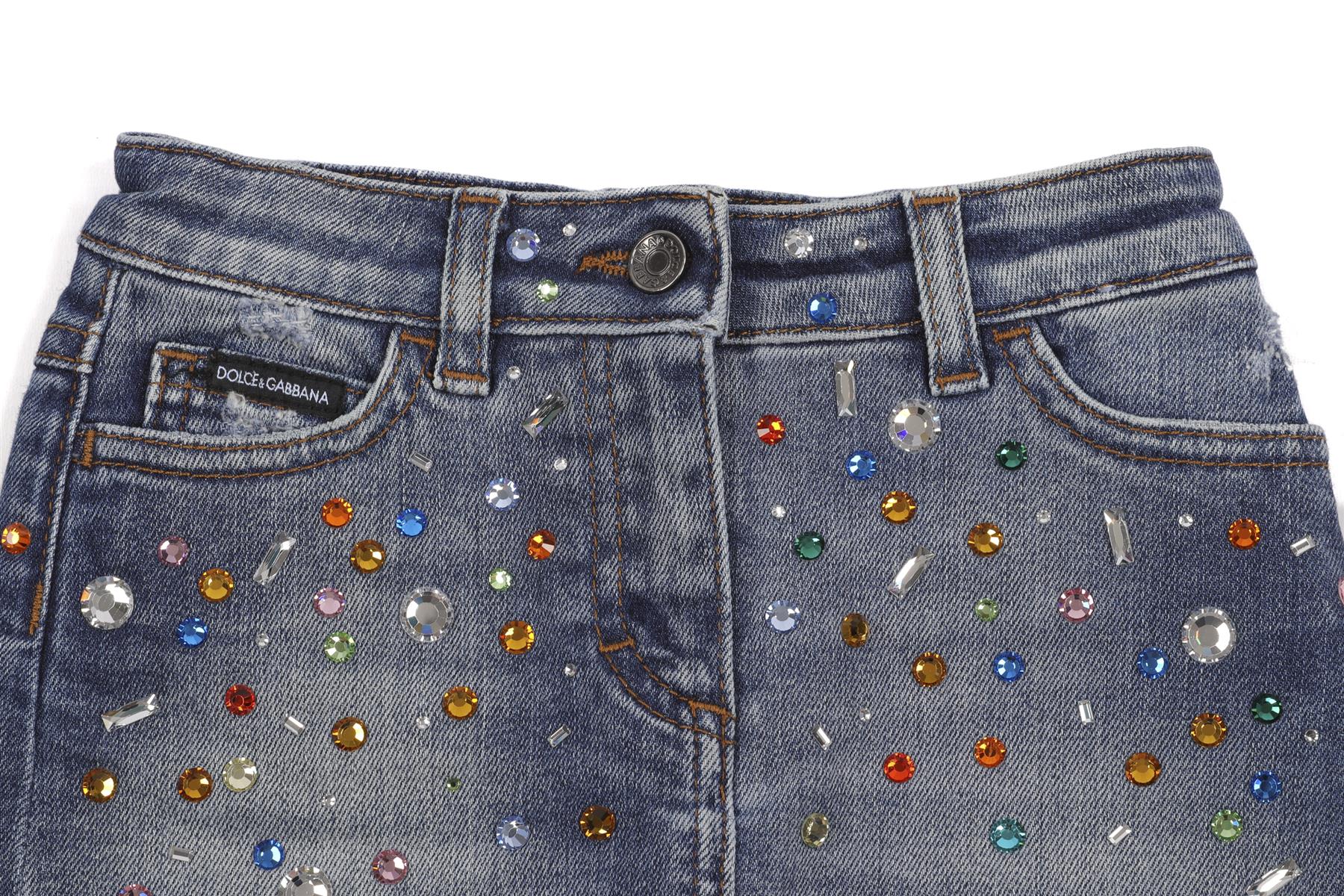 DOLCE & GABBANA BLUE KIDS GIRLS SKIRT 2 YEARS